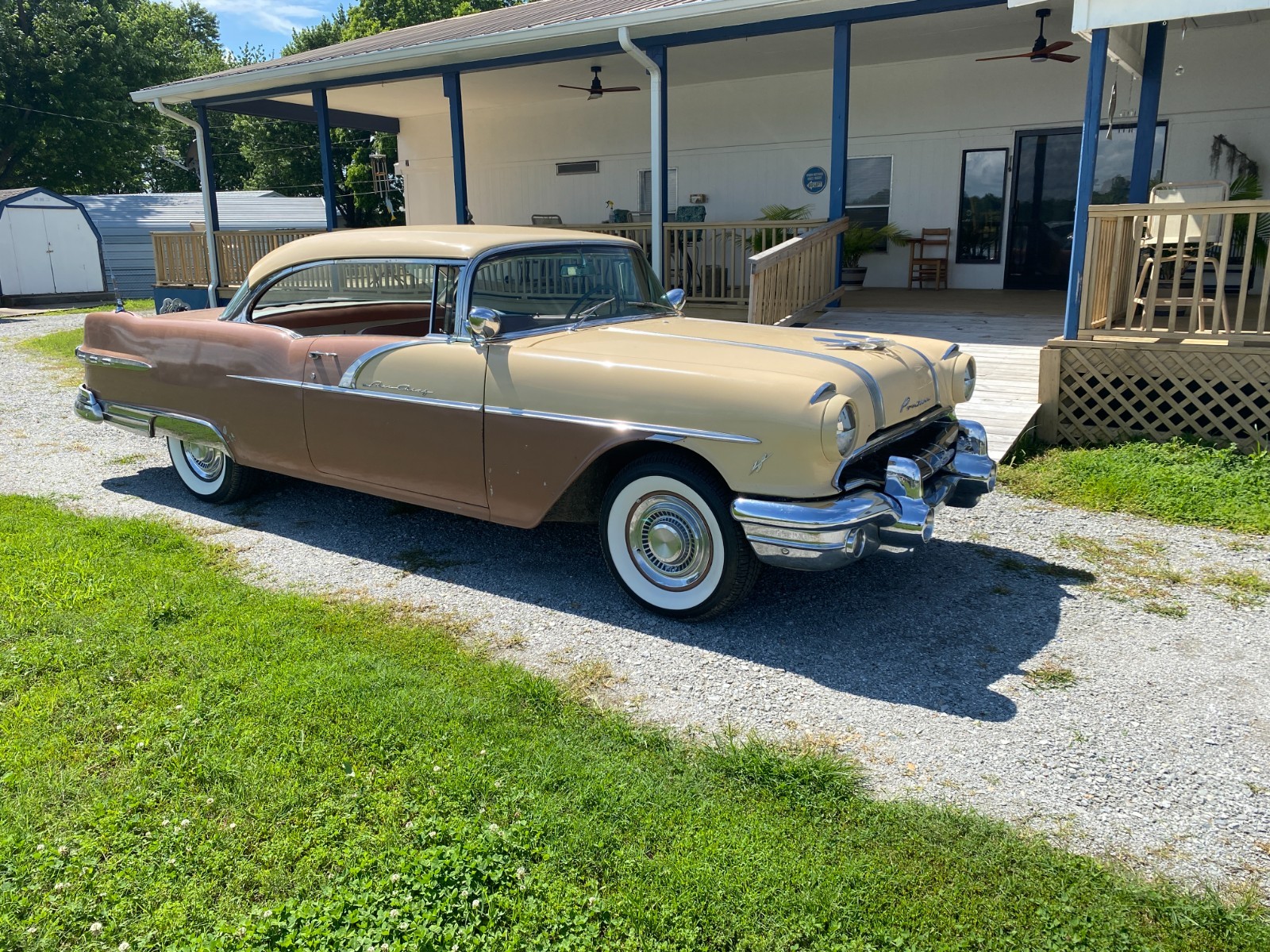 Pontiac-Star-Chief-1956-Coupe-Yellow-Taupe