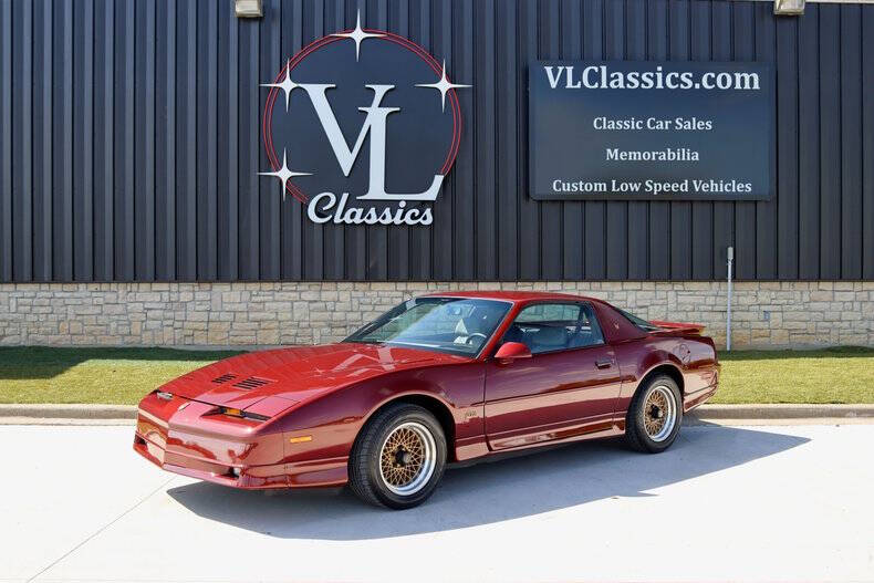 Pontiac-Trans-am-1989-Maroon-Gray