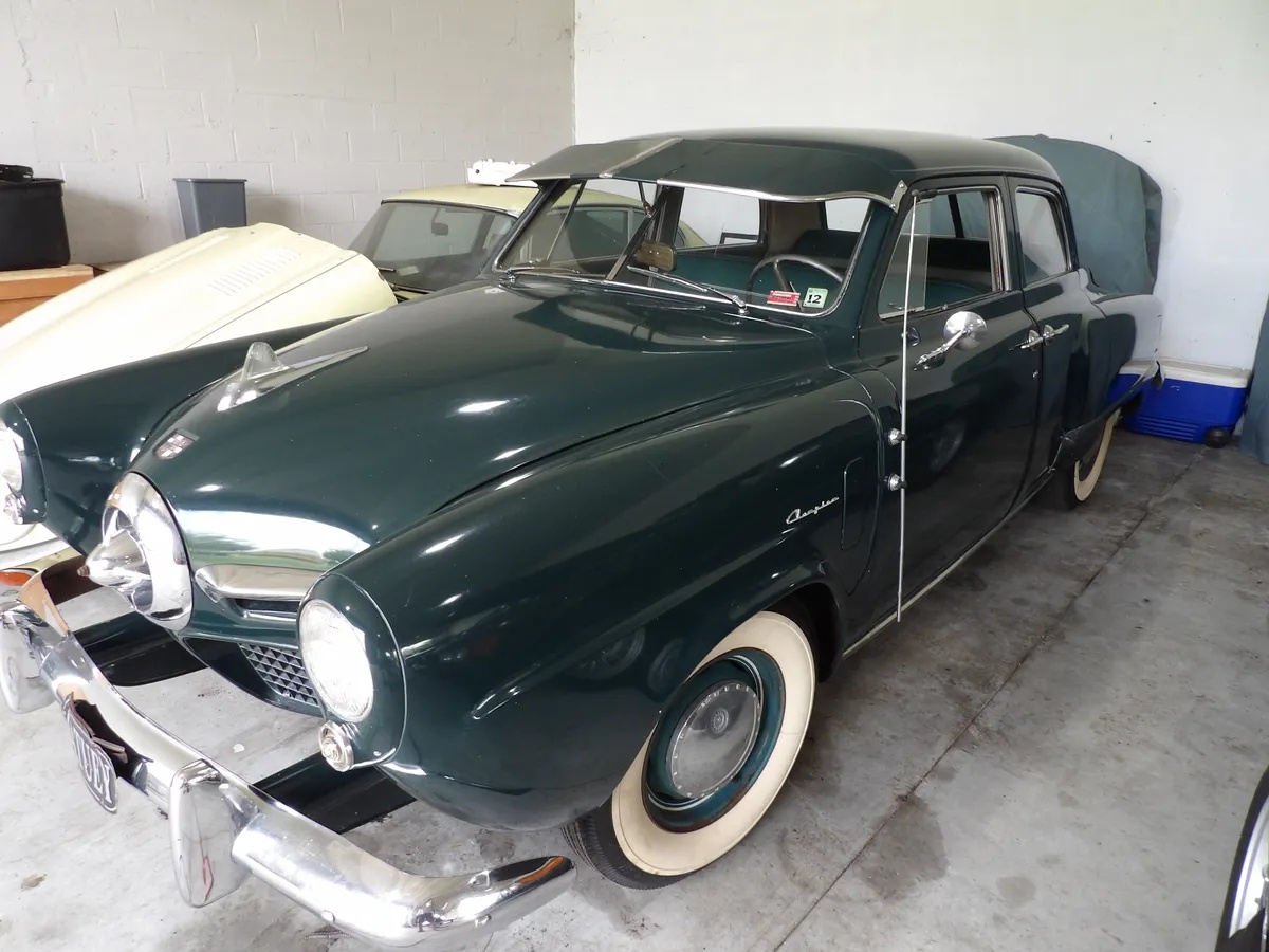 Studebaker-Champion-1950-Forest-Green-Gray-amp-Teal