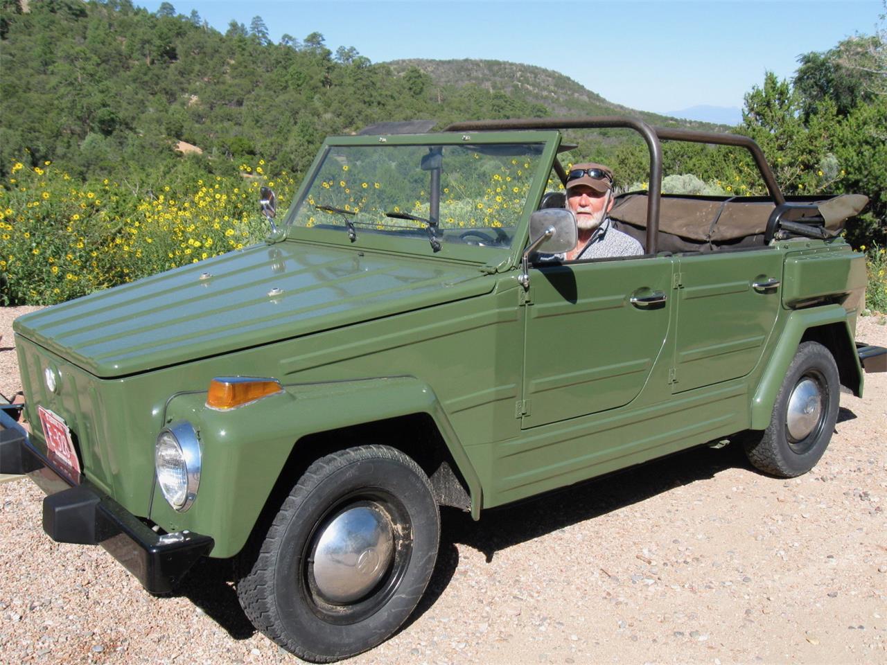 Volkswagen-Thing-1974-Green-Black