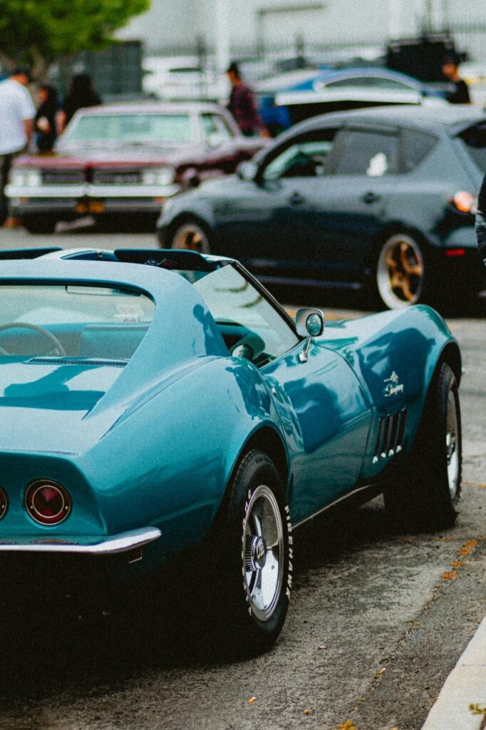 Corvette Stingray bleue