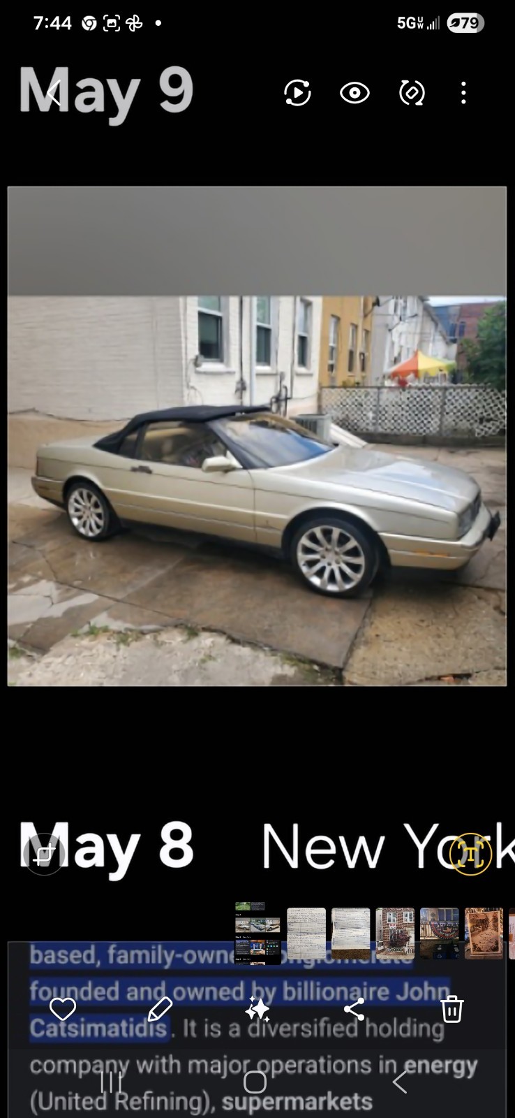 Cadillac-Allante-1993-Convertible-Gold