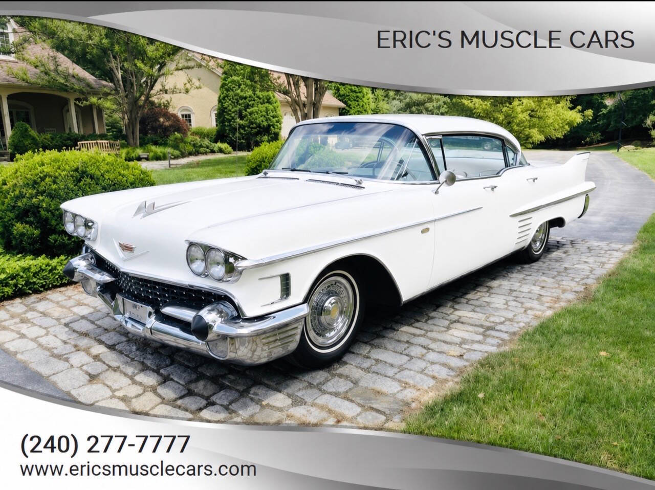 Cadillac-De-ville-1958-White-White
