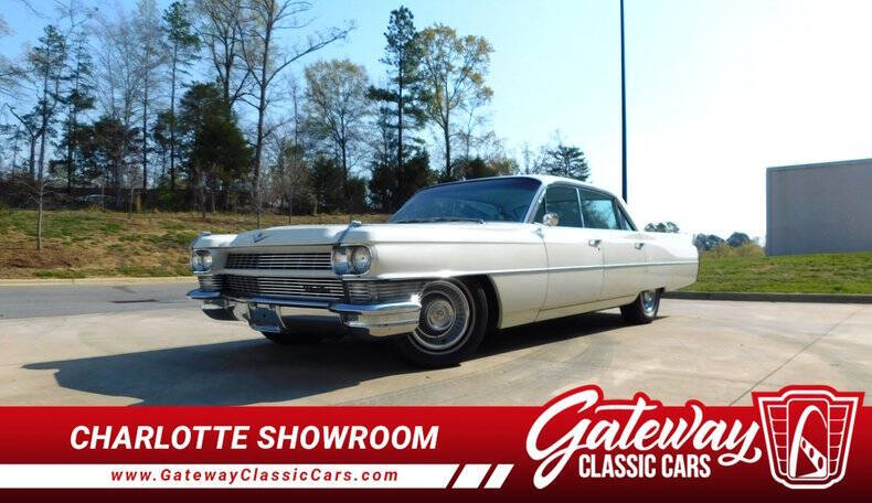 Cadillac-Deville-1964-White-2-Tone-Black-And-White