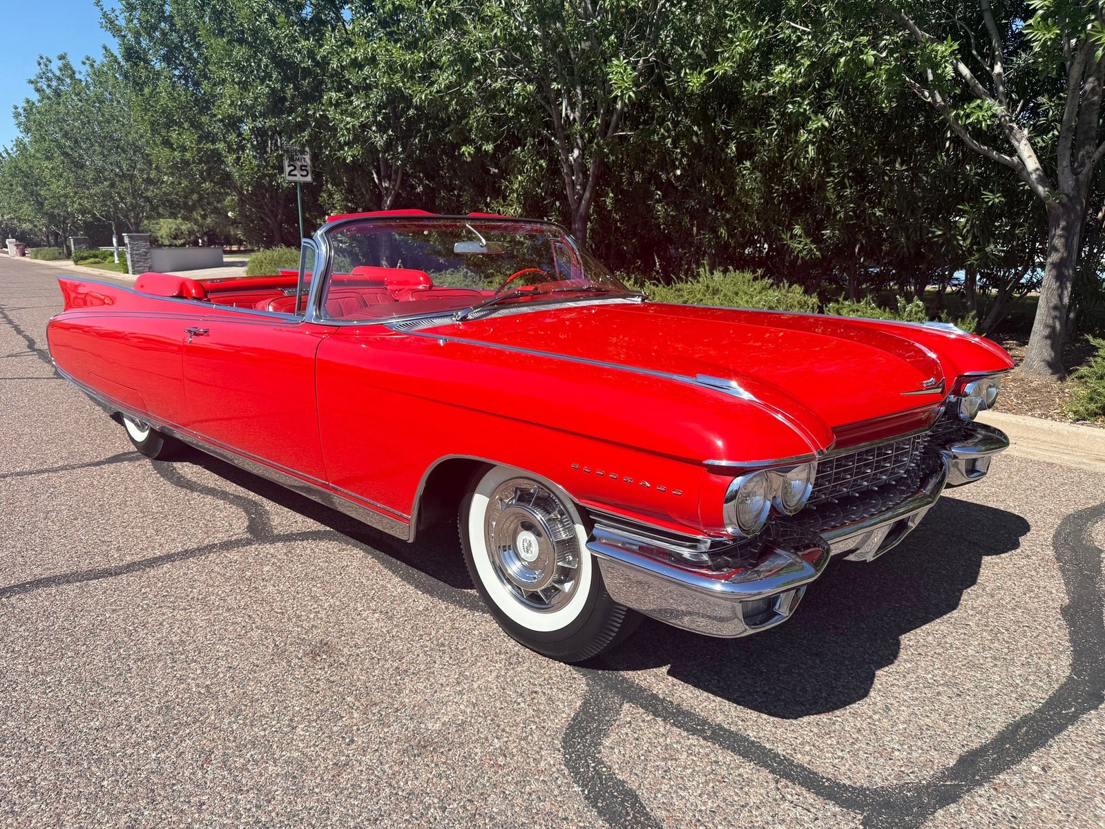 Cadillac-Eldorado-1960-Convertible-Red