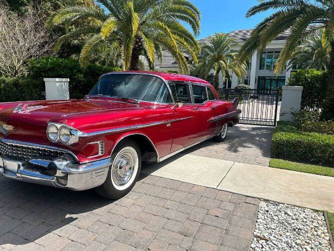 Cadillac-Limousine-1958-Red