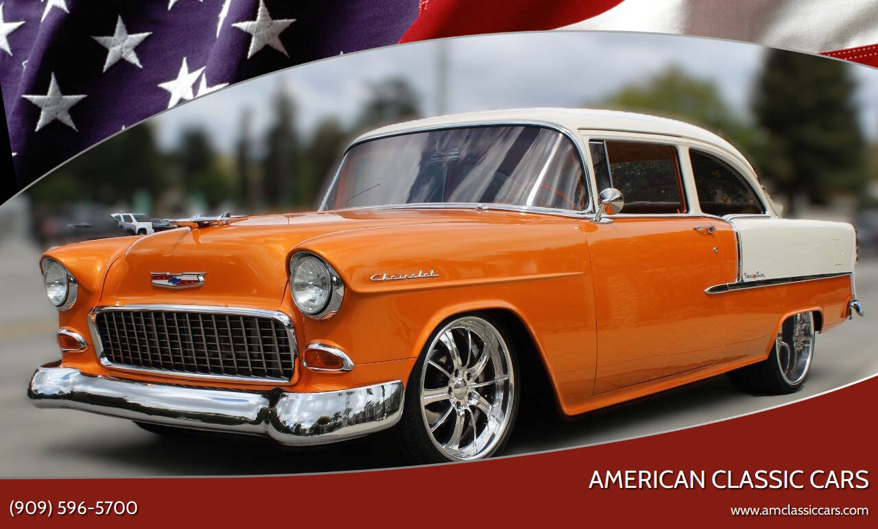Chevrolet-210-1955-OrangeWhite-Tan-Leather