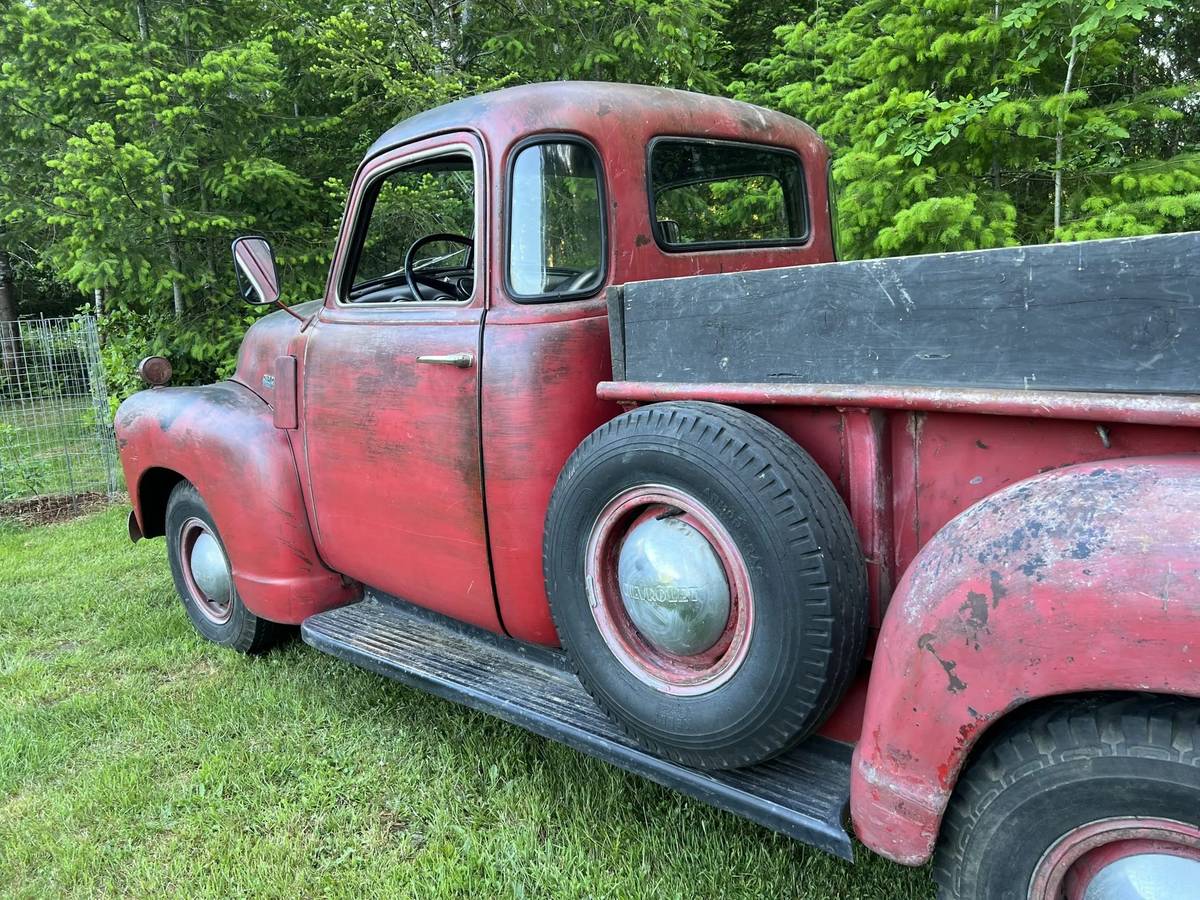 Chevrolet-3100-5-window-truck-1951-red