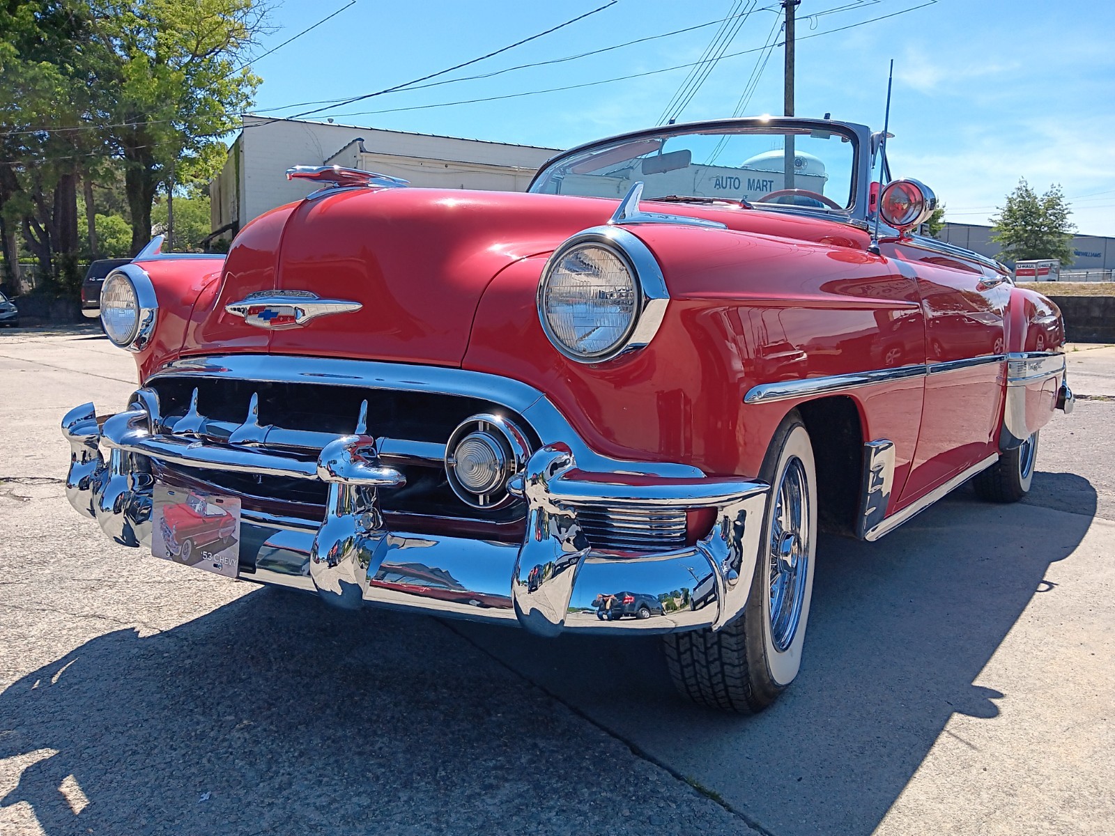 Chevrolet-BELAIR-CONVERTIBLE-1953-Coupe-Red