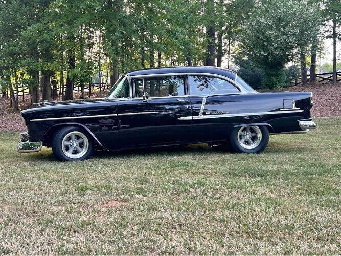 Chevrolet-Bel-air-1955-Black-Red