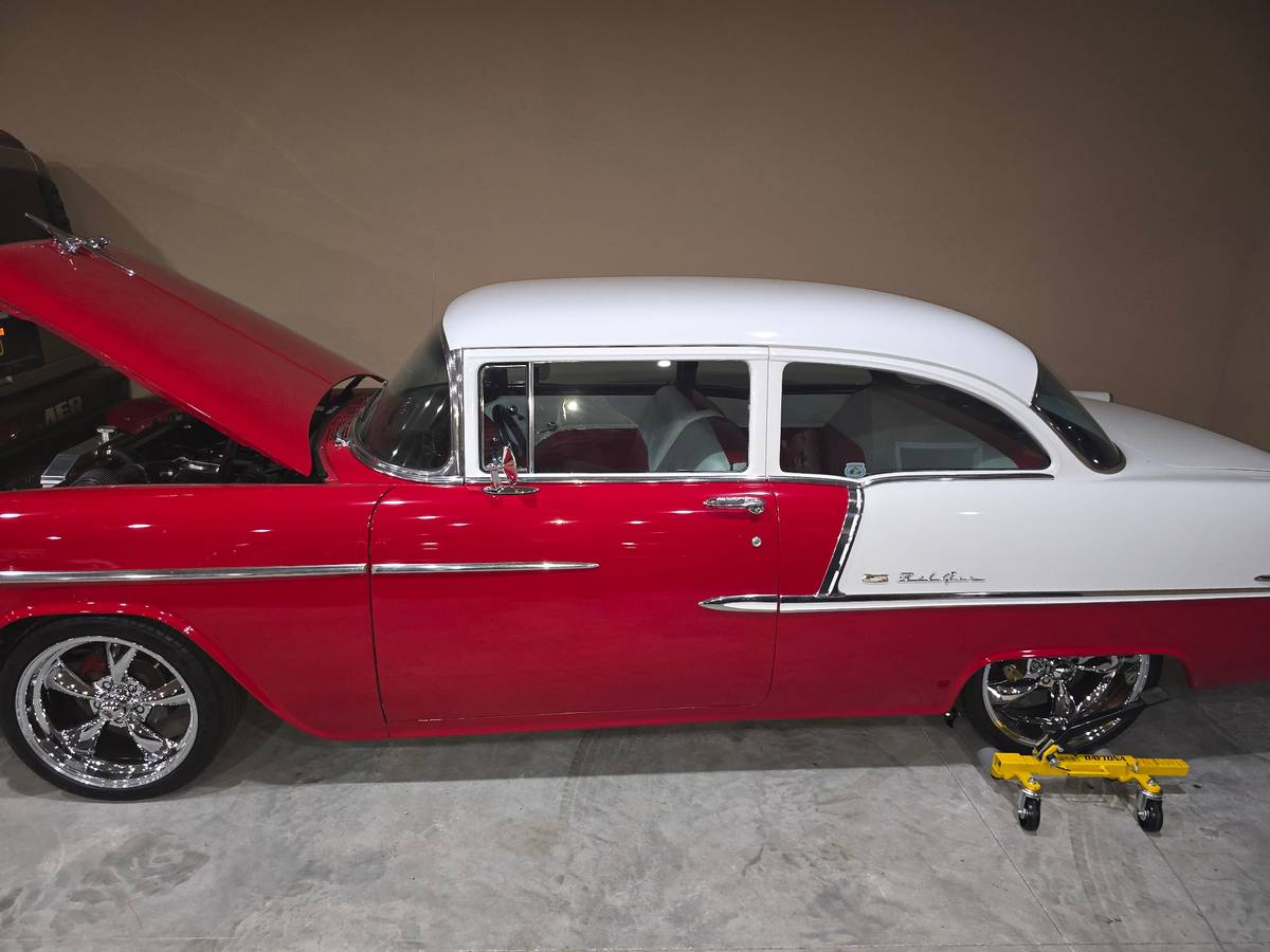 Chevrolet-Bel-air-1955-red