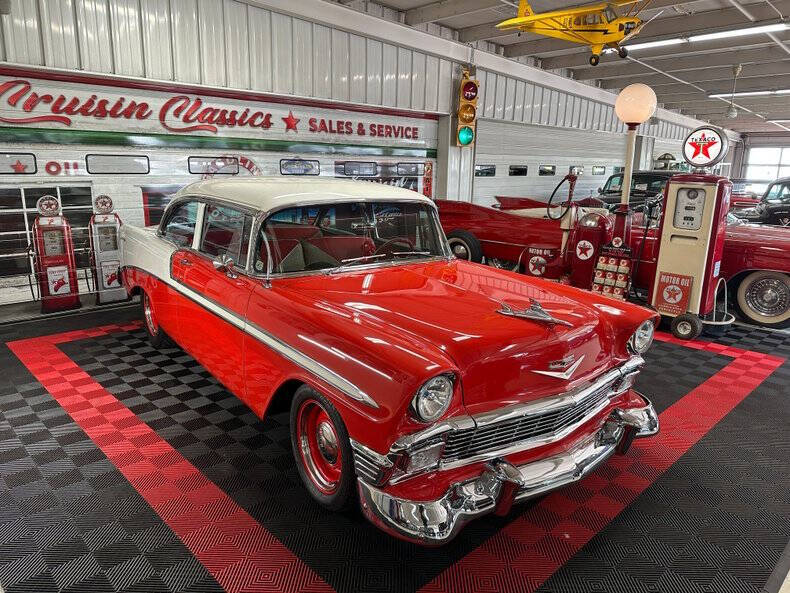 Chevrolet-Bel-air-1956-Red-Red