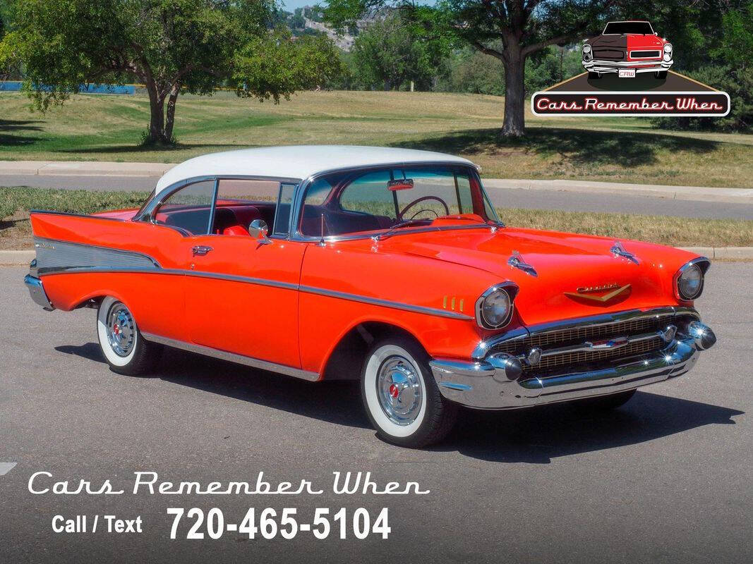 Chevrolet-Bel-air-1957-Orange-Red