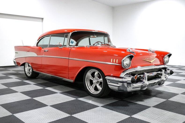 Chevrolet-Bel-air-1957-Red-Red-Black