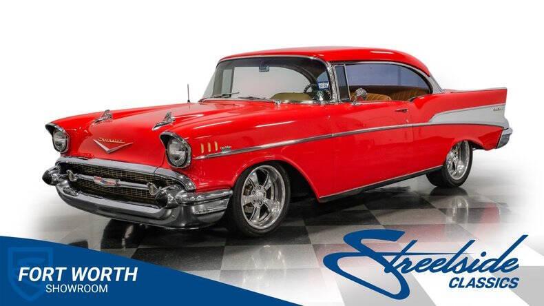 Chevrolet-Bel-air-1957-Red-Tan