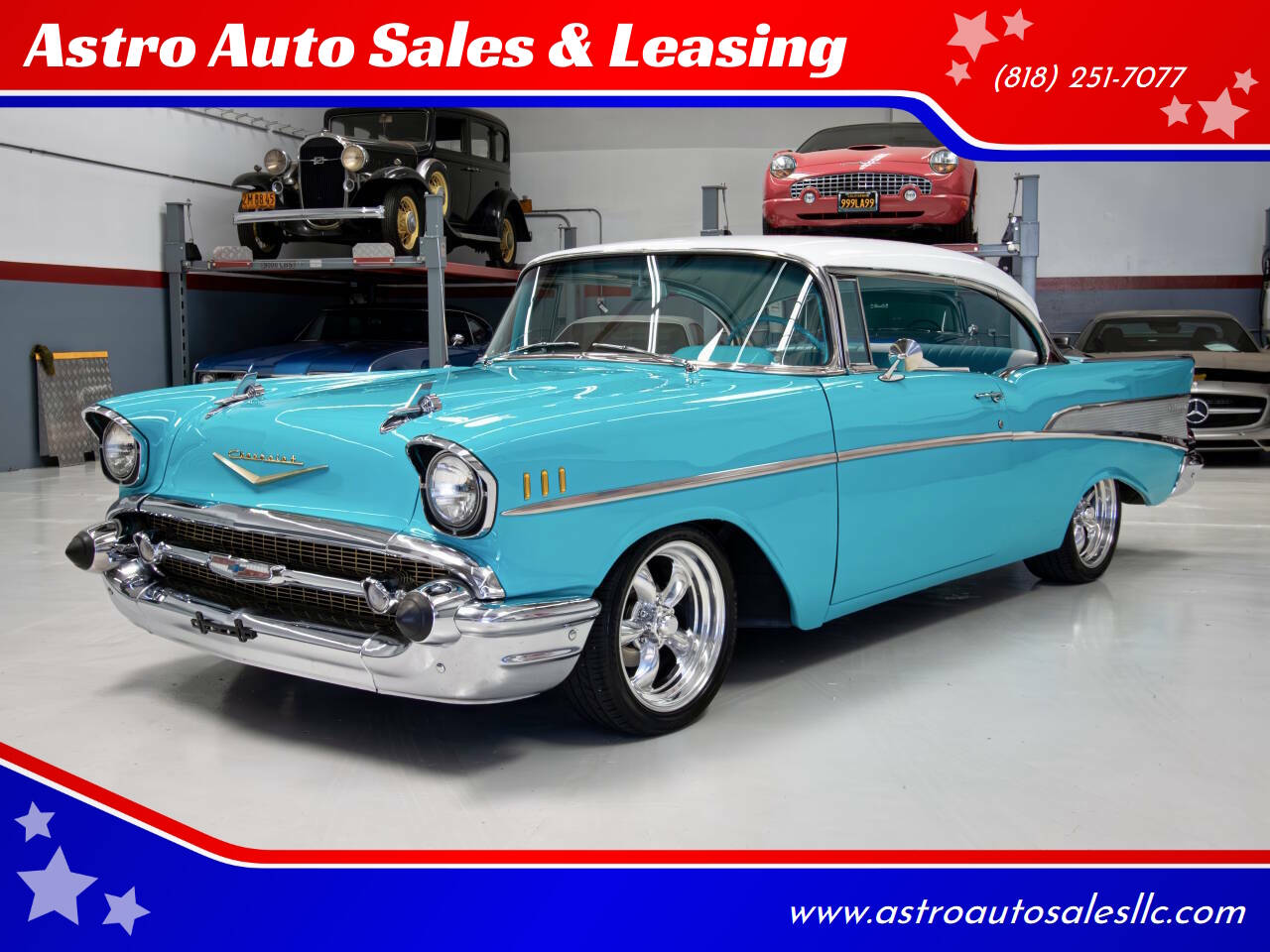 Chevrolet-Bel-air-1957-Turquoise-Turquoise