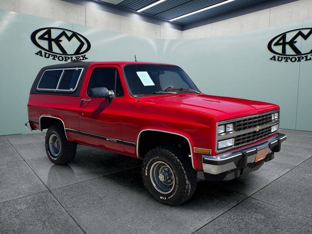 Chevrolet-Blazer-1991-Red
