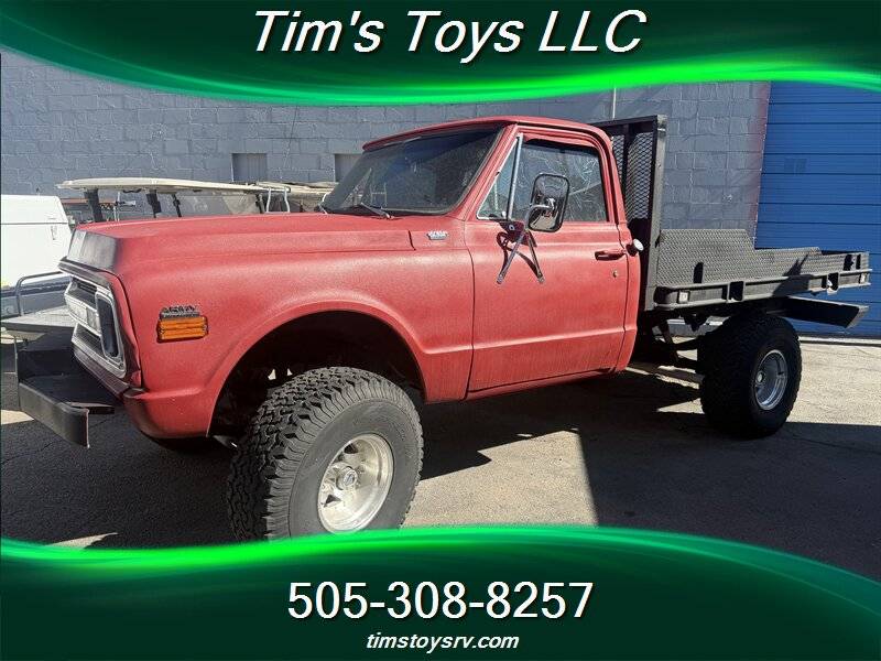 Chevrolet-C-10-cst-flatbed-1971-red