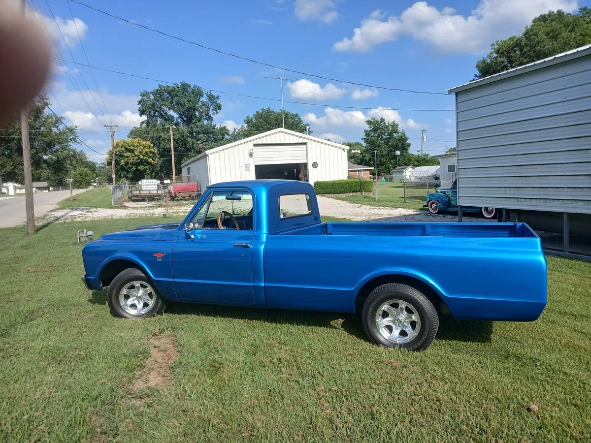 Chevrolet-C10-1967-Blue-Blue
