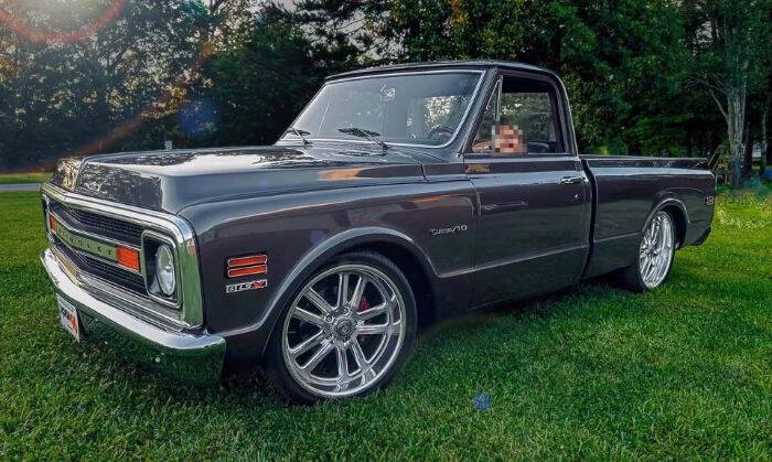 Chevrolet-C10-1972-Gray-Black