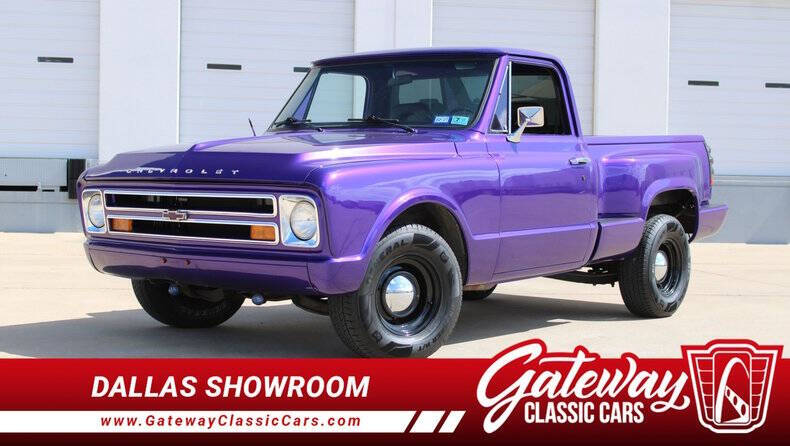 Chevrolet-C10-1972-Purple-Black