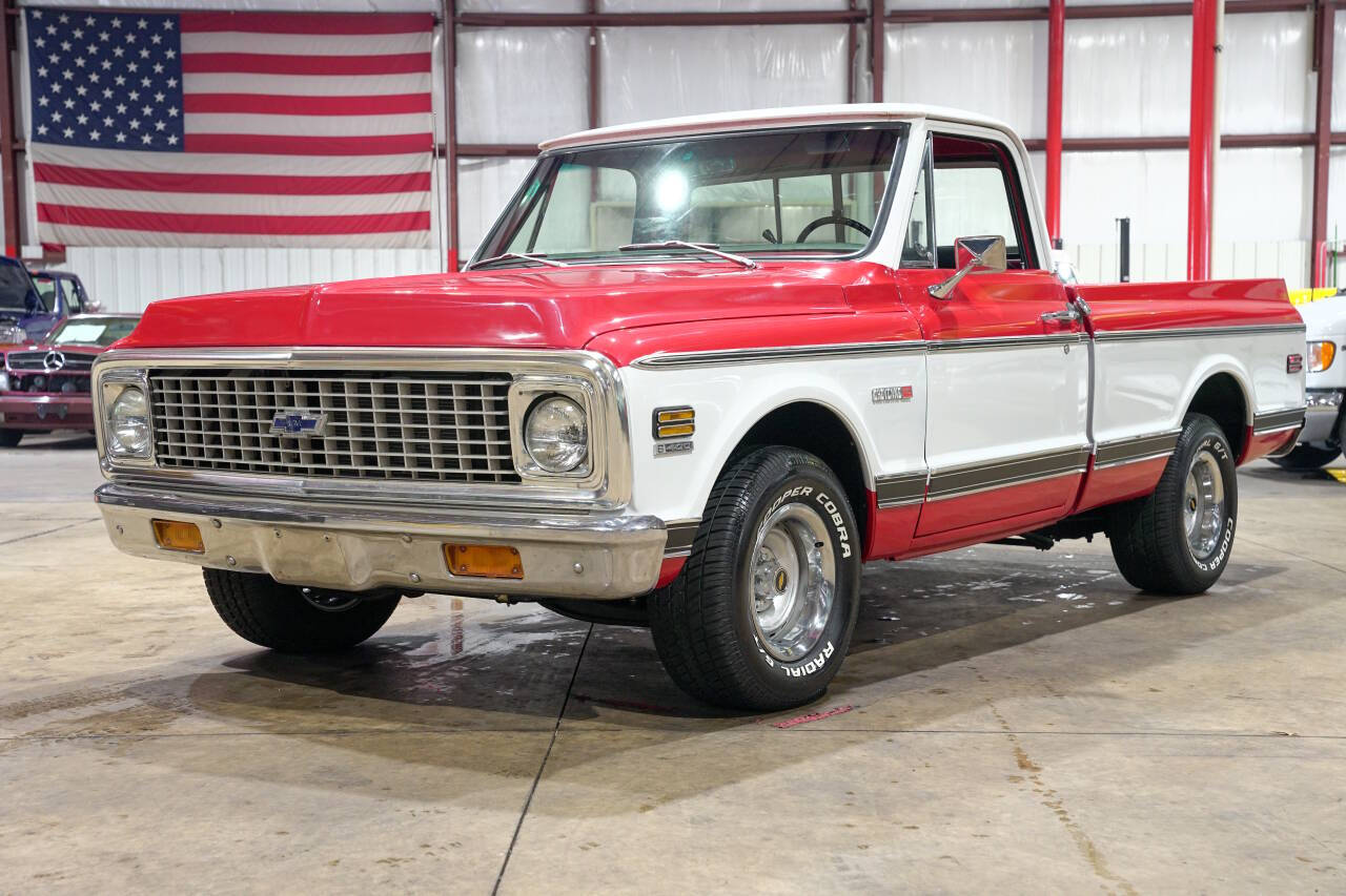Chevrolet-C10-1972-Red-Black