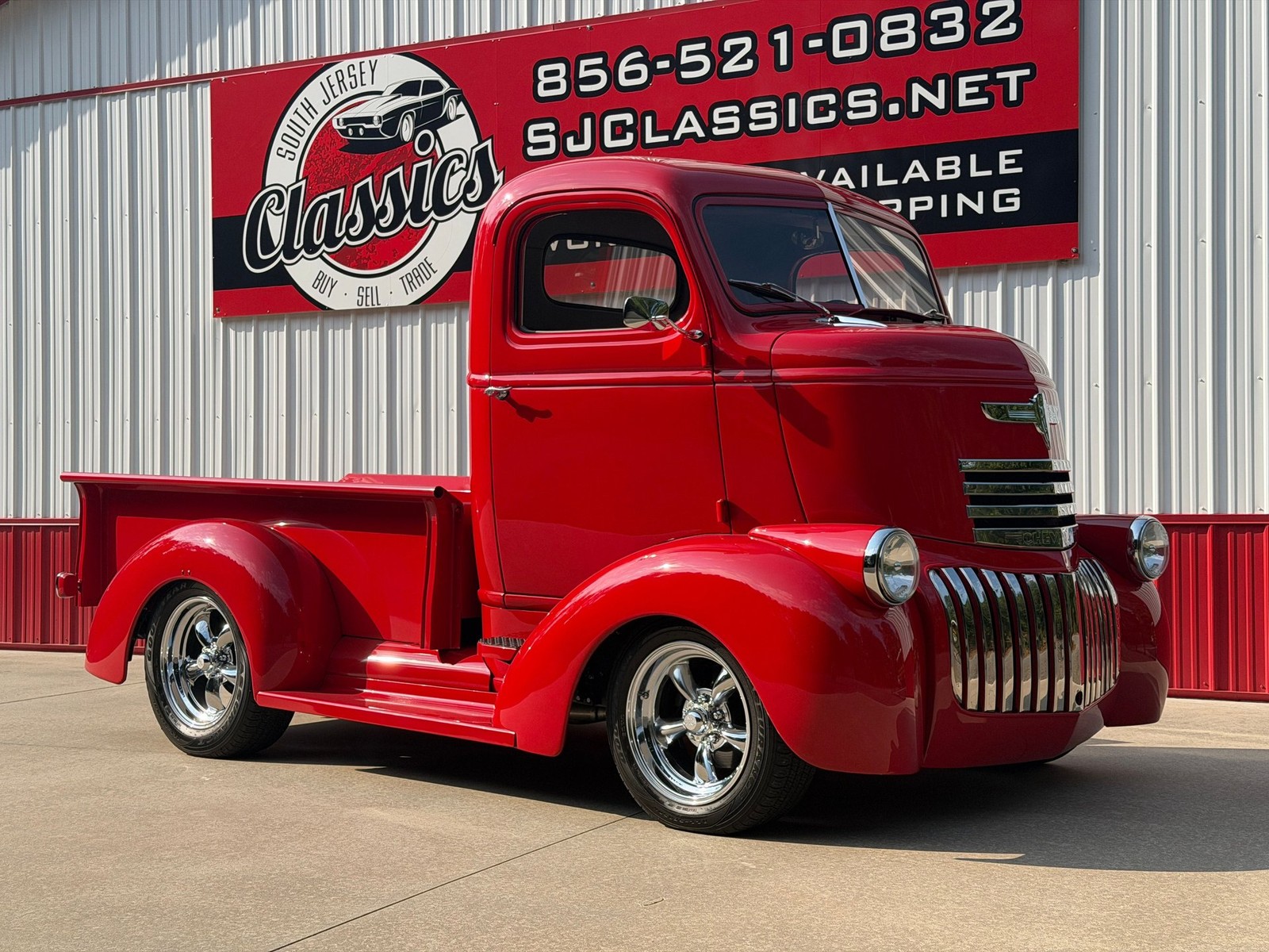 Chevrolet-COE-1946-Pickup-Truck-Gray
