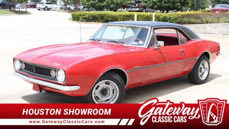 Chevrolet-Camaro-1967-Red-Red