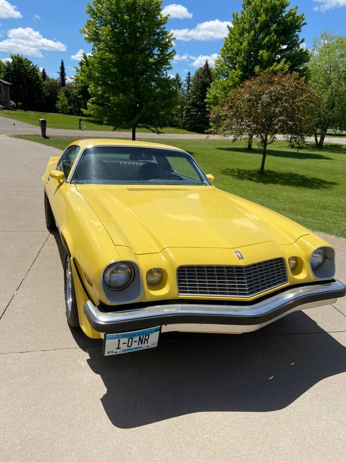 Chevrolet-Camaro-1977-yellow
