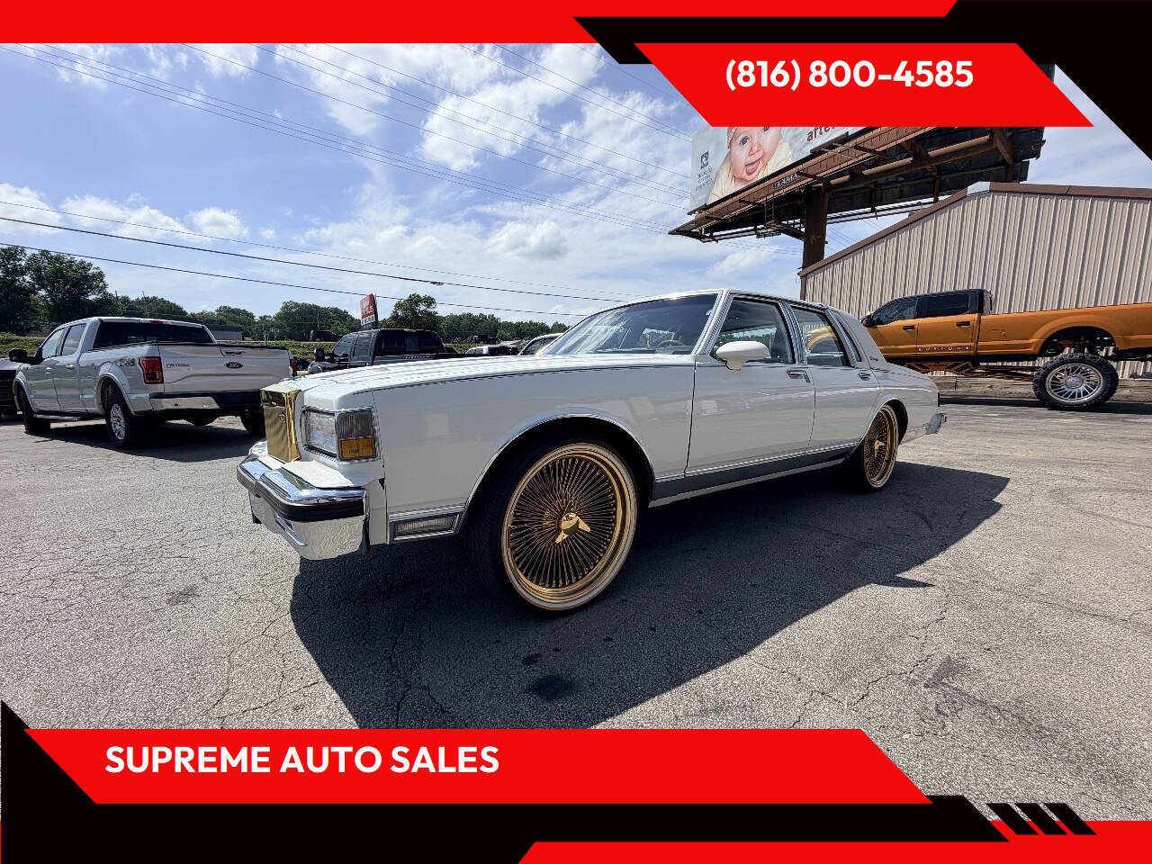 Chevrolet-Caprice-1989-White-Blue