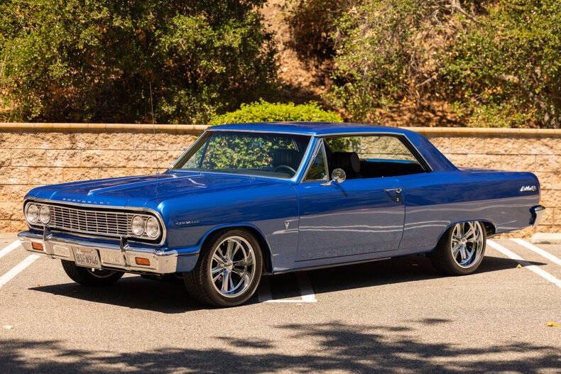 Chevrolet-Chevelle-1964-Blue-Metallic-Black