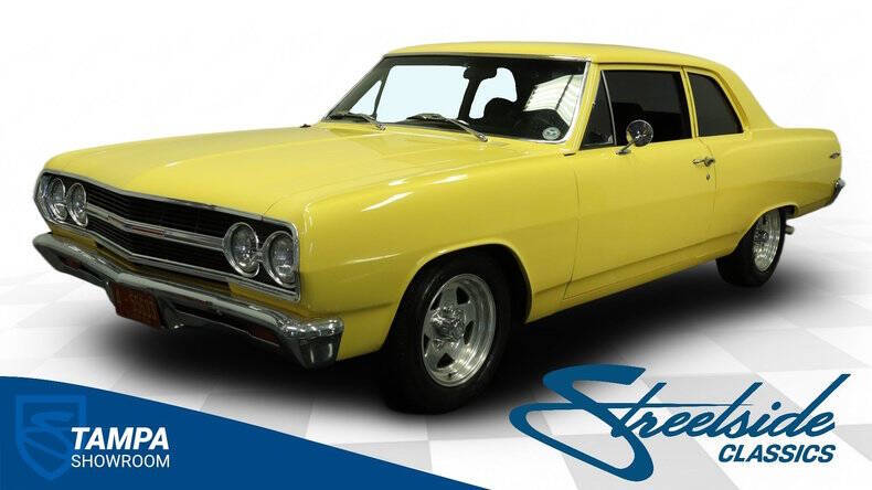 Chevrolet-Chevelle-1965-Yellow-Black