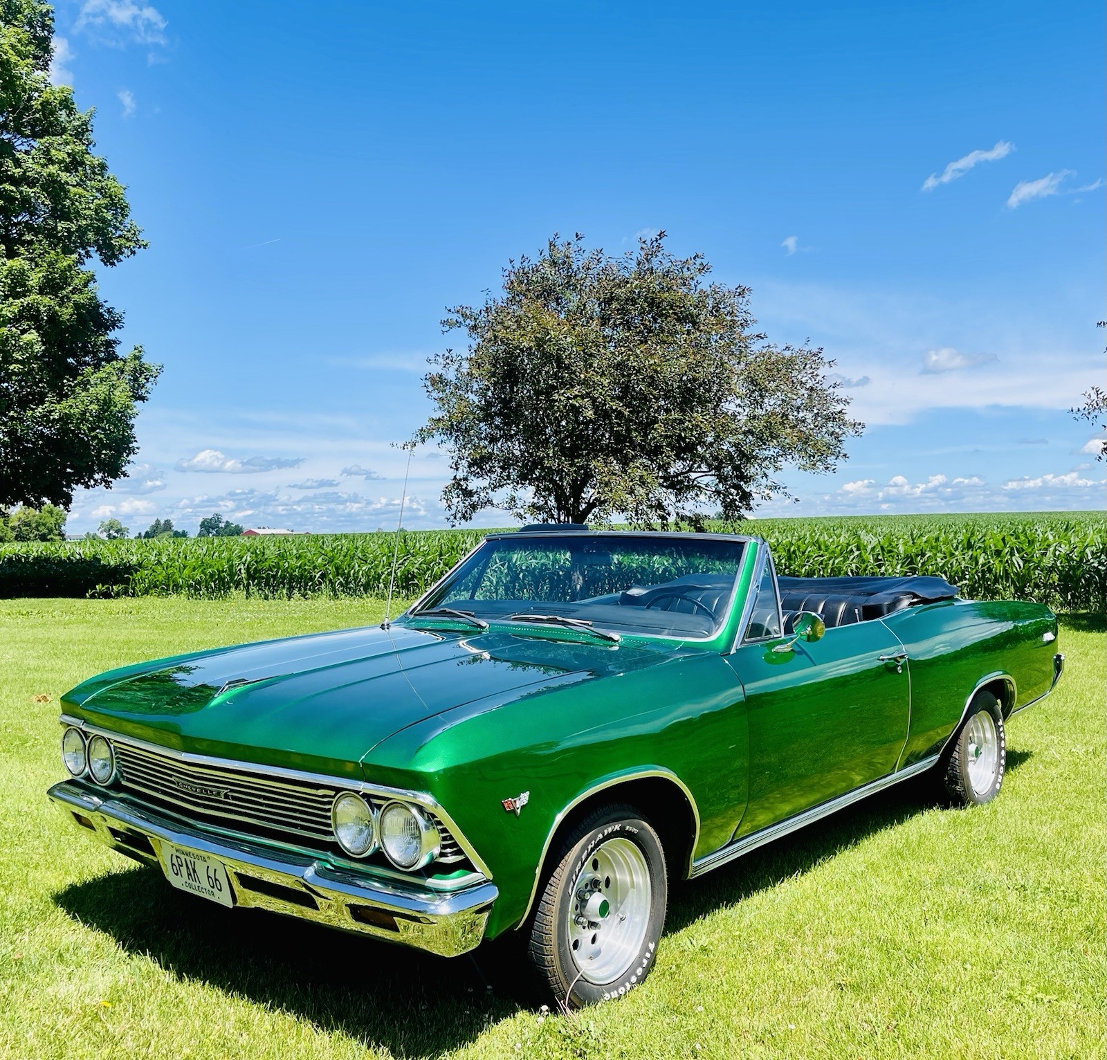 Chevrolet-Chevelle-1966-Convertible-Black