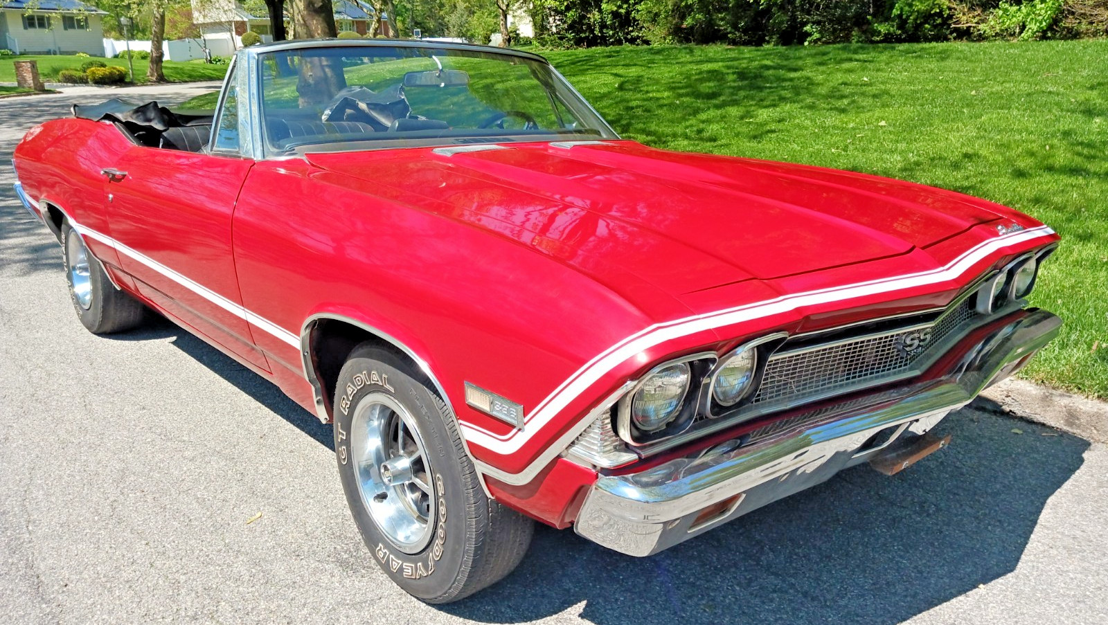 Chevrolet-Chevelle-1968-Convertible-Black