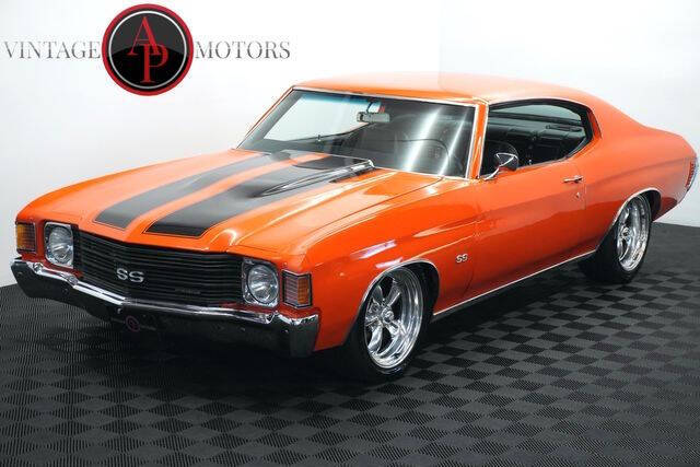 Chevrolet-Chevelle-1972-Orange-Black