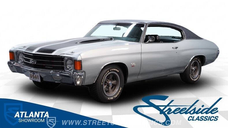 Chevrolet-Chevelle-1972-Silver-Black