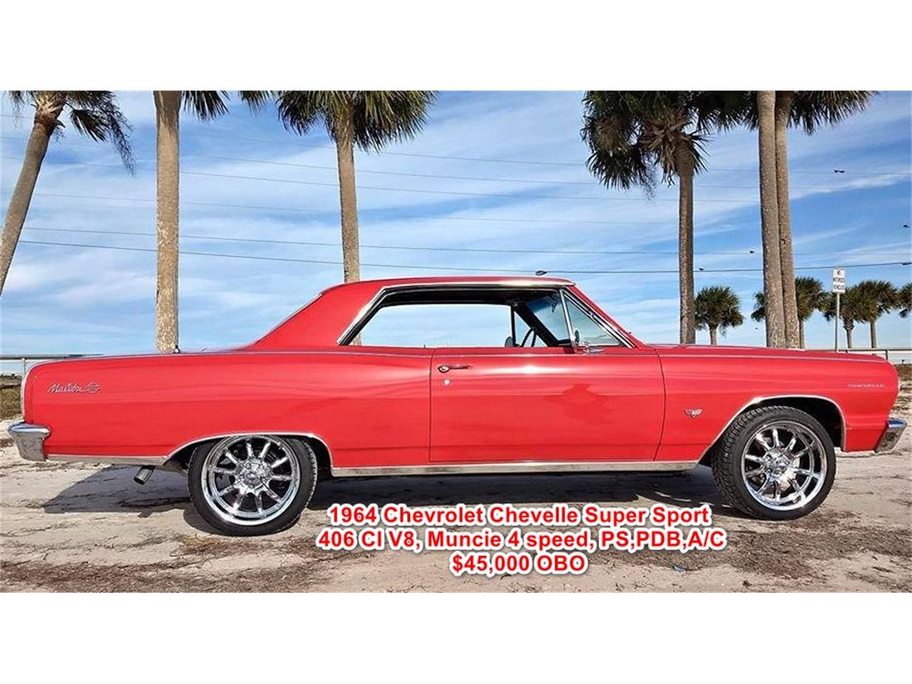 Chevrolet-Chevelle-malibu-ss-1964-Porsche-Guard-Red-Black