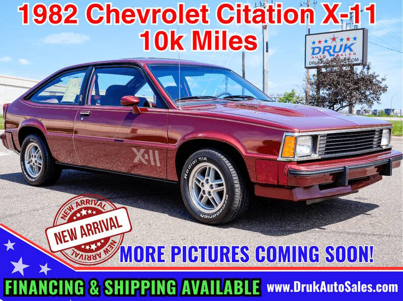 Chevrolet-Citation-1982-Burgundy-Burgandy