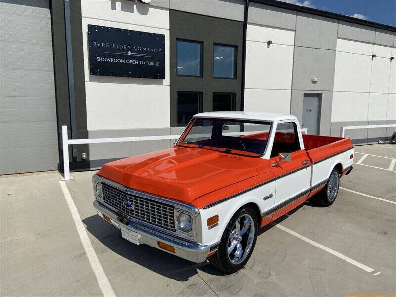 Chevrolet-Ck-10-series-1971-Orange-Black