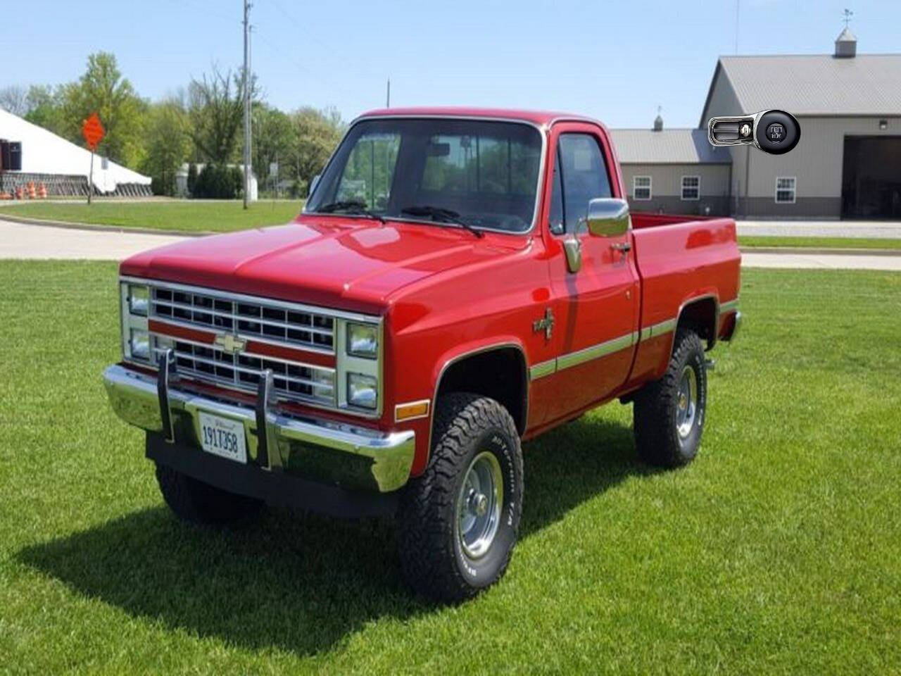 Chevrolet-Ck-10-series-1986-Red-Black