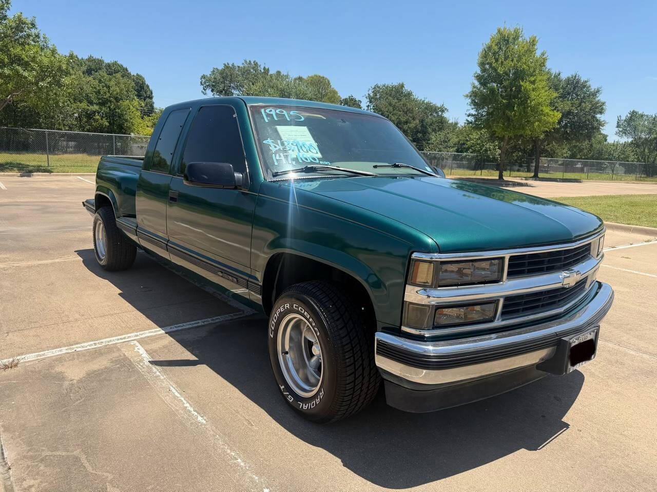 Chevrolet-Ck-1500-series-1995-Green-Gray