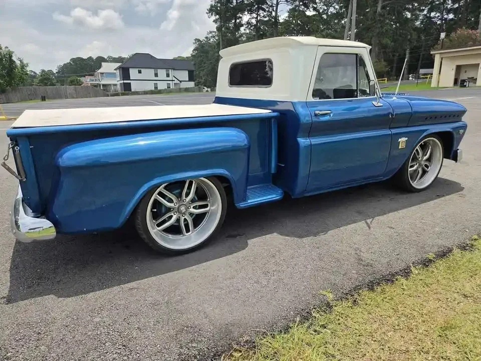 Chevrolet-Ck-truck-c10-1964-Blue-Blue