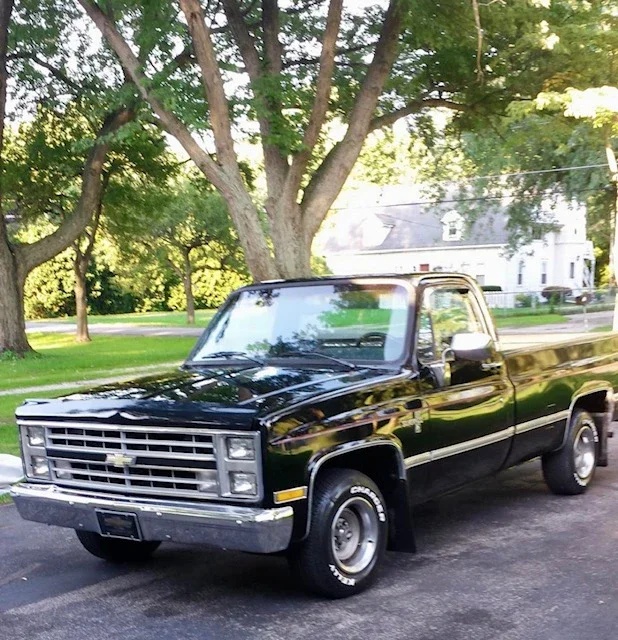 Chevrolet-Ck-truck-silverado-1986-Black-Black