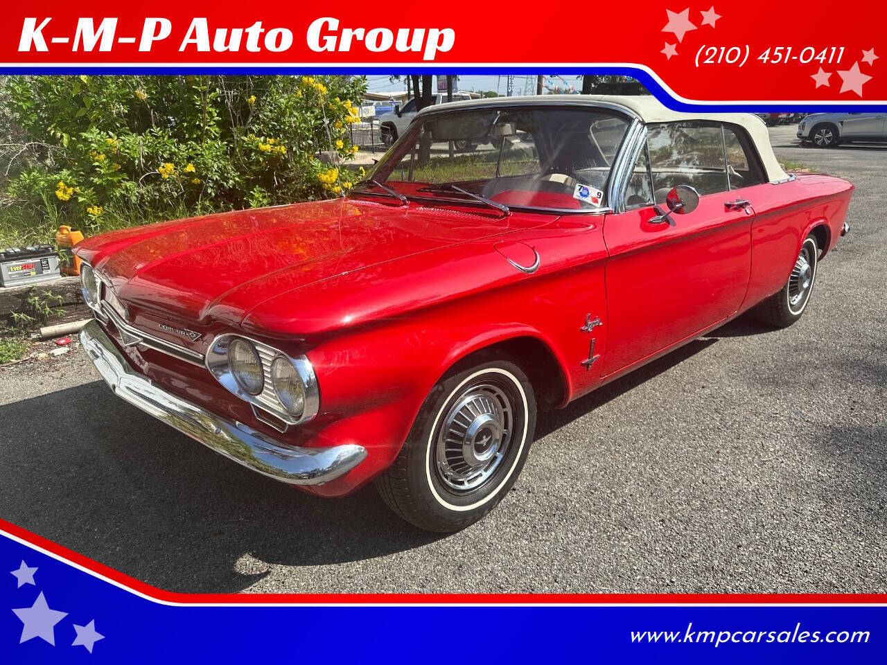 Chevrolet-Corvair-1963-Red-White