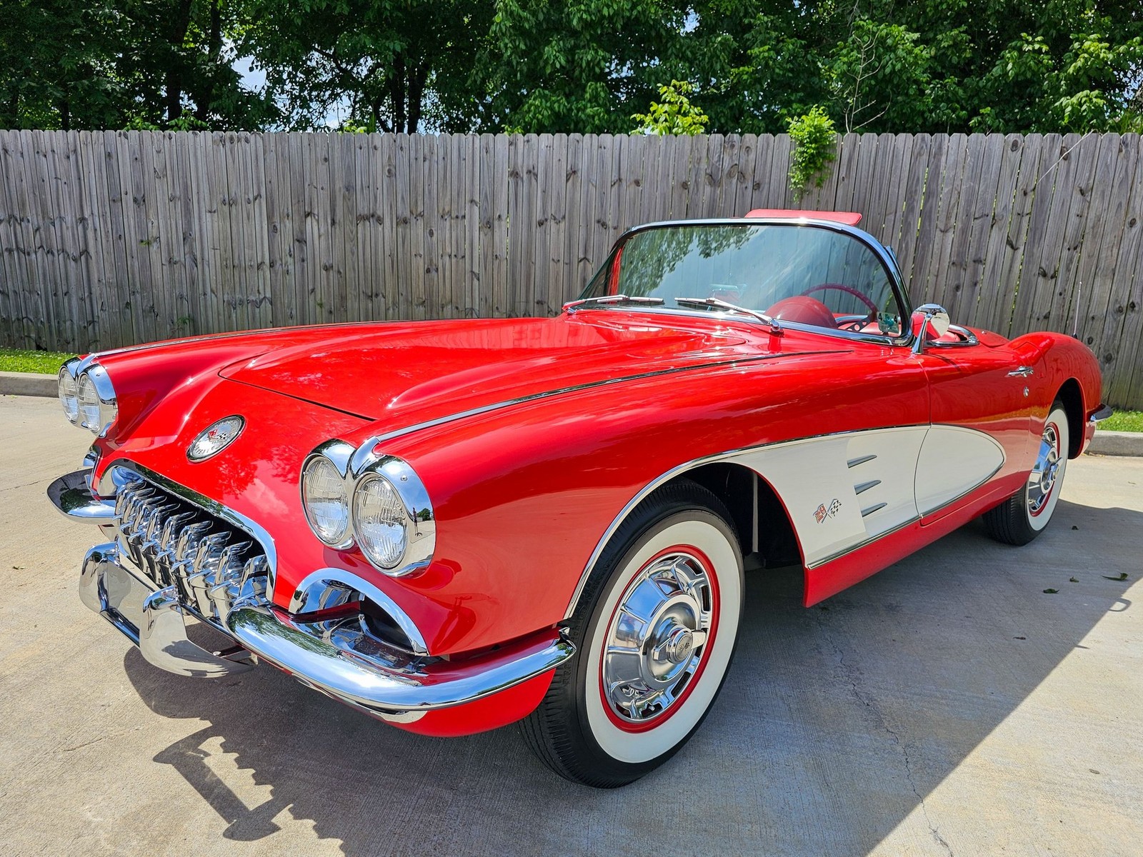 Chevrolet-Corvette-1959-Convertible-Red