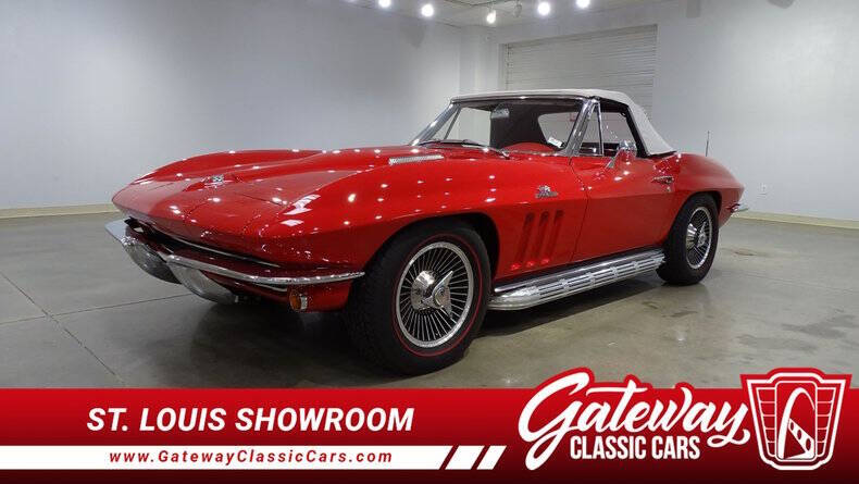 Chevrolet-Corvette-1965-Candy-Apple-Red-White