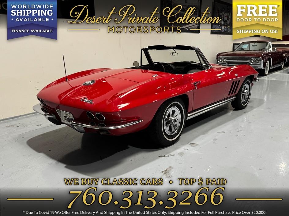 Chevrolet-Corvette-1965-Convertible-Black