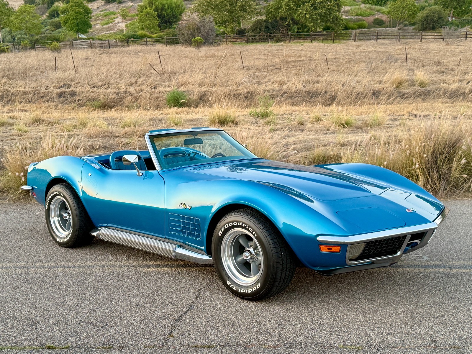 Chevrolet-Corvette-1970-Convertible-Blue