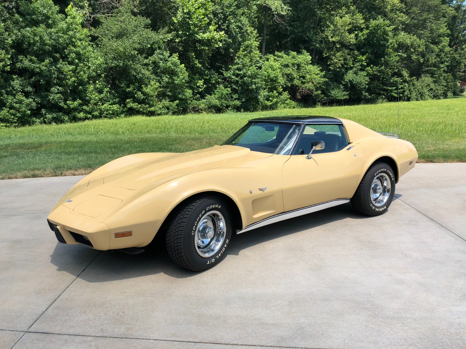 Chevrolet-Corvette-1977-Coupe-Tan