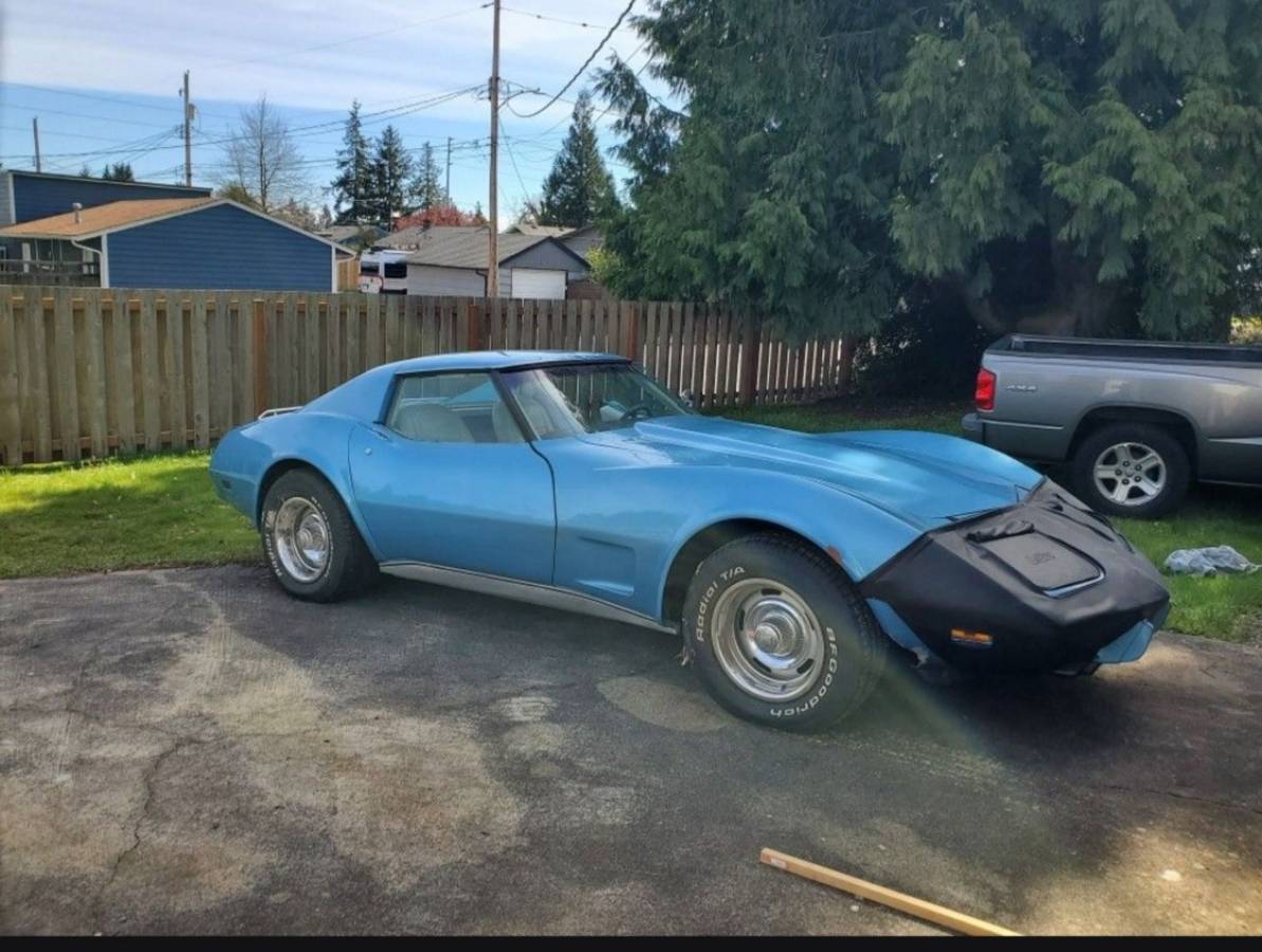 Chevrolet-Corvette-1977-blue
